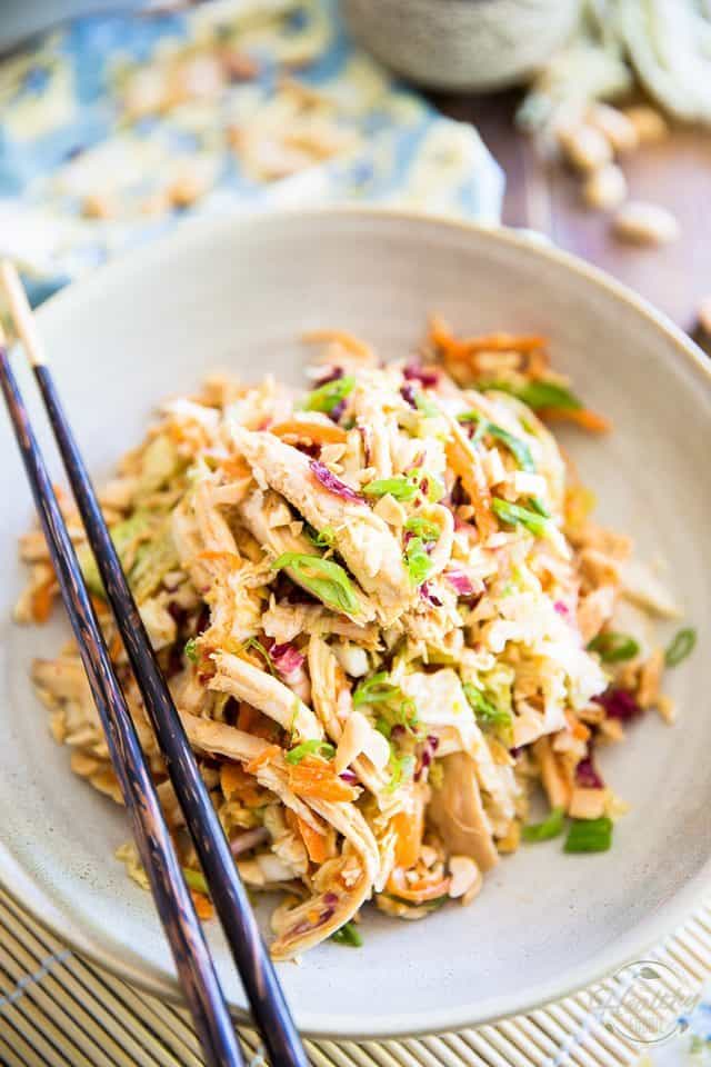 Asian Shredded Chicken Salad The Healthy Foodie