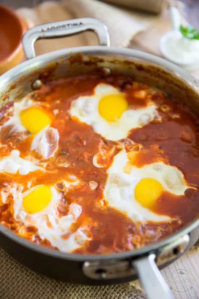 Eggs in Hell are a super tasty and deliciously different way to enjoy your eggs in the morning, or anytime of day, for that matter! 