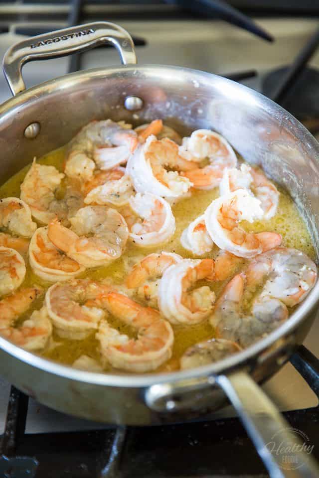 You won't believe the amount of flavor that this Garlic Butter Lemon Shrimp dish boasts under its hood. Serve with pasta, rice, quinoa or zoodles for a quick and easy meal