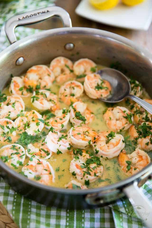 You won't believe the amount of flavor that this Garlic Butter Lemon Shrimp dish boasts under its hood. Serve with pasta, rice, quinoa or zoodles for a quick and easy meal