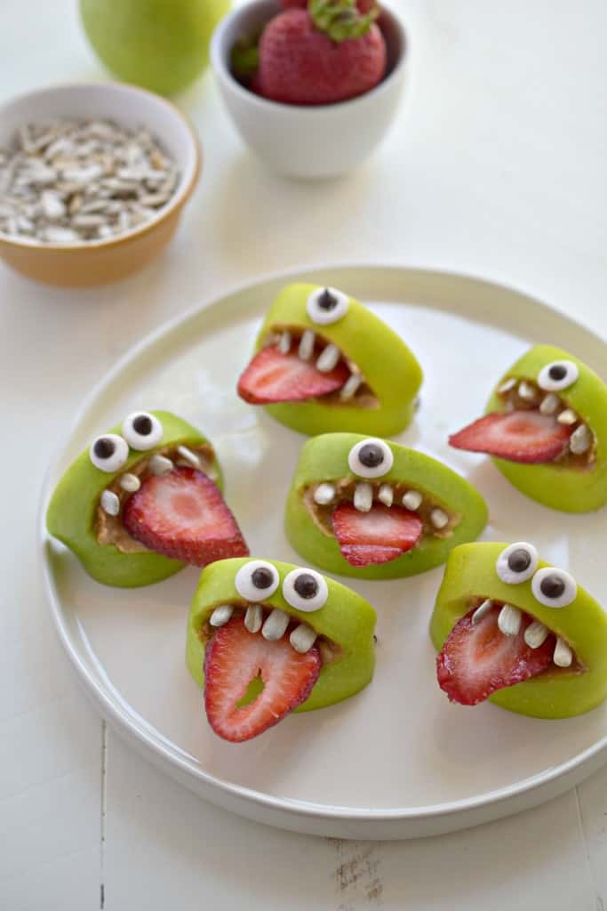 Halloween Recipe Ideas - Silly Apple Bites