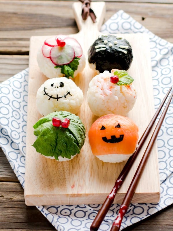 Halloween Sushi Balls