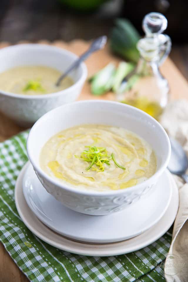 Whether you choose to serve it hot or chilled, this Cauliflower Vichyssoise is a very interesting and tasty twist on an already delicious classic! 