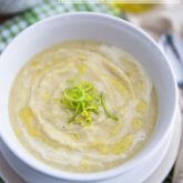 Whether you choose to serve it hot or chilled, this Cauliflower Vichyssoise is a very interesting and tasty twist on an already delicious classic!