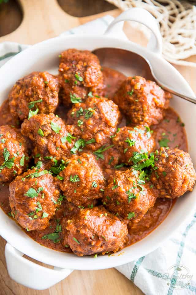 Porcupine Meatballs in Rich Tomato Sauce • The Healthy Foodie