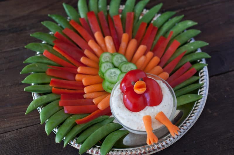 turkey-veggie-platter