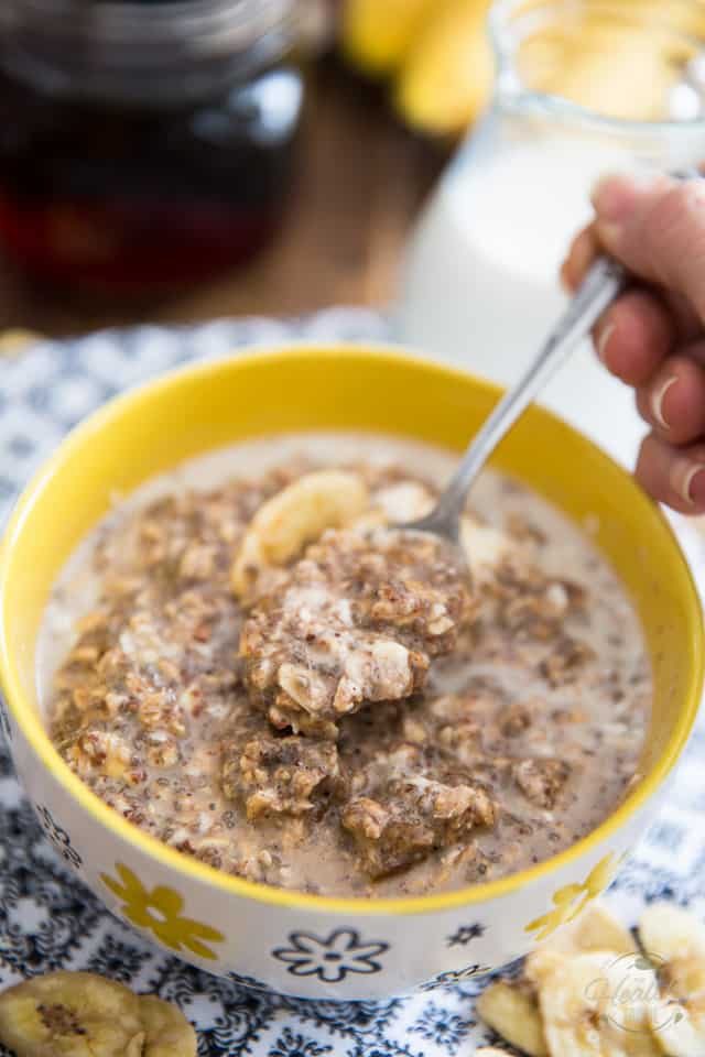 Wonderful as a post-workout meal or breakfast, these High Protein Banana Bread Overnight Oats will have you look forward to getting up in the morning! 