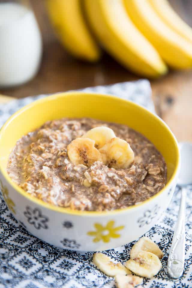 Banana Bread Overnight Oats • The Healthy Foodie