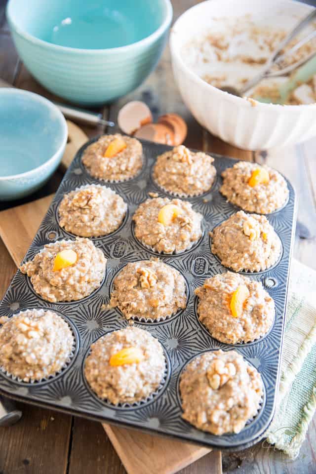  Apricot Bulgur Muffins by Sonia! The Healthy Foodie | Recipe on thehealthyfoodie.com