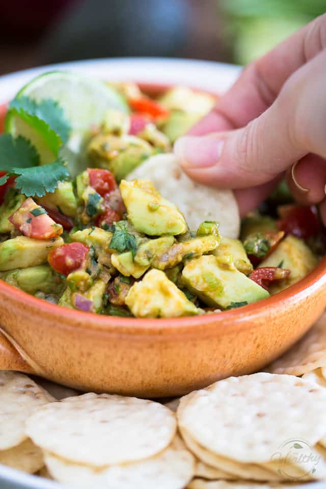 Chunky Avocado Salsa by Sonia! The Healthy Foodie | Recipe on thehealthyfoodie.com