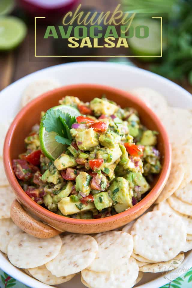 Chunky Avocado Salsa by Sonia! The Healthy Foodie | Recipe on thehealthyfoodie.com