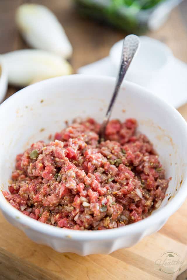 Classic Beef Tartare by Sonia! The Healthy Foodie | Recipe on thehealthyfoodie.com