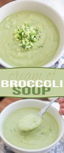 Cream of Broccoli Soup made squeaky clean and super healthy! Get the recipe on thehealthyfoodie.com