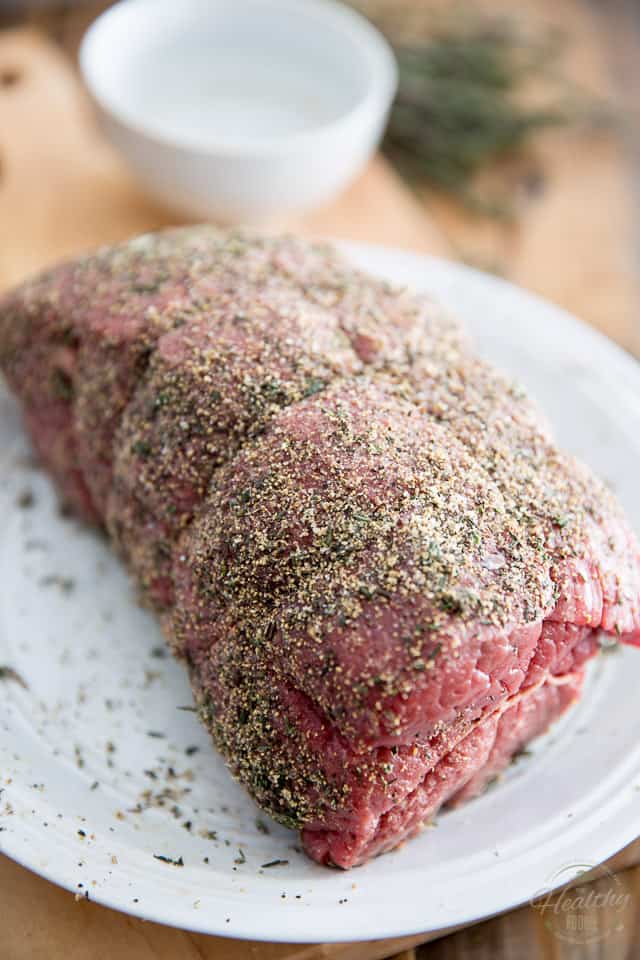French Roast Beef - Cold Cut Style by Sonia! The Healthy Foodie | recipe on thehealthyfoodie.com