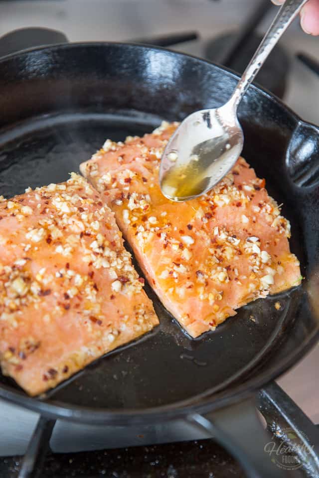 Ginger Garlic Grilled Salmon | The Healthy Foodie