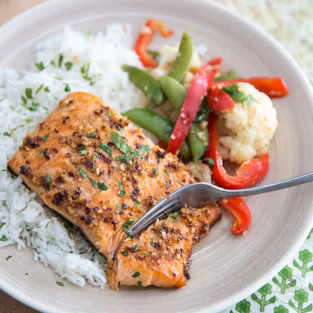 Ginger Garlic Grilled Salmon • The Healthy Foodie