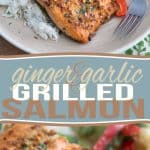 You won't believe the amount of flavor that this quick and easy Ginger Garlic Grilled Salmon boasts under its hood! Fish has never tasted so good!