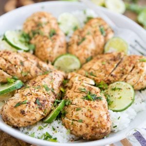 Oven Baked Lime and Pepper Chicken • The Healthy Foodie