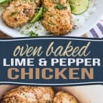 Oven Baked Lime and Pepper Chicken by Sonia! The Healthy Foodie | Recipe on thehealthyfoodie.com