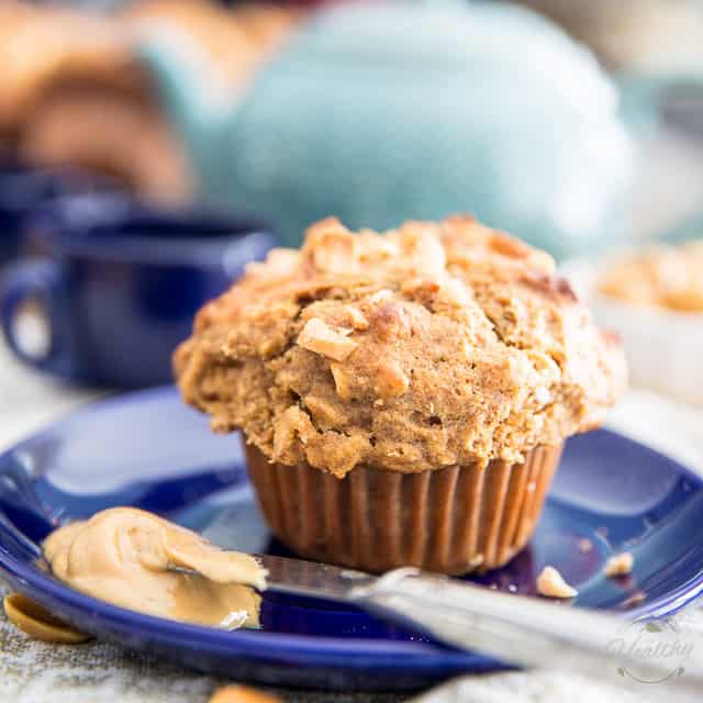 Peanut Butter Oatmeal Muffins • The Healthy Foodie
