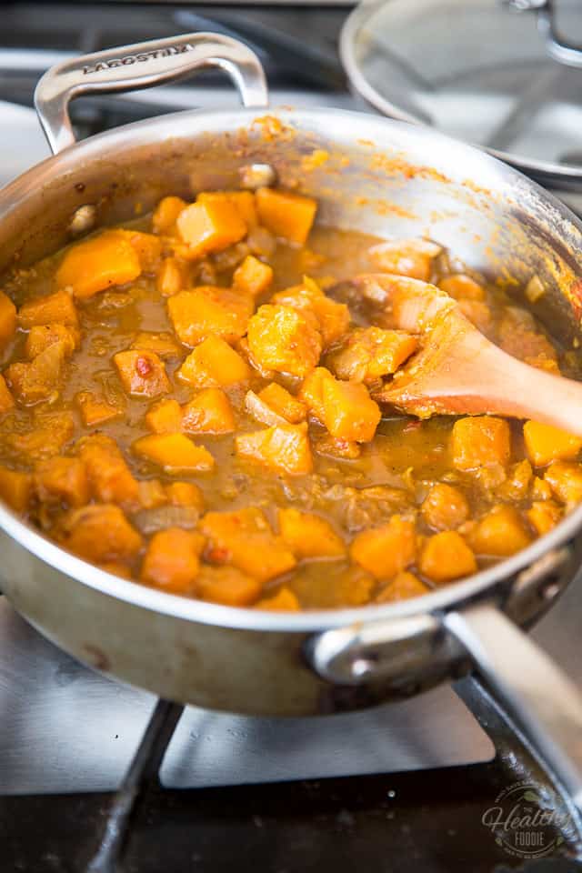 Butternut Squash Chickpea Curry by Sonia! The Healthy Foodie | Recipe on thehealthyfoodie.com