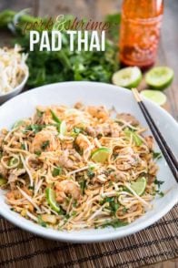 Quick and Easy Pork and Shrimp Pad Thai - who needs take out when you can do even better in the comfort of you own home?