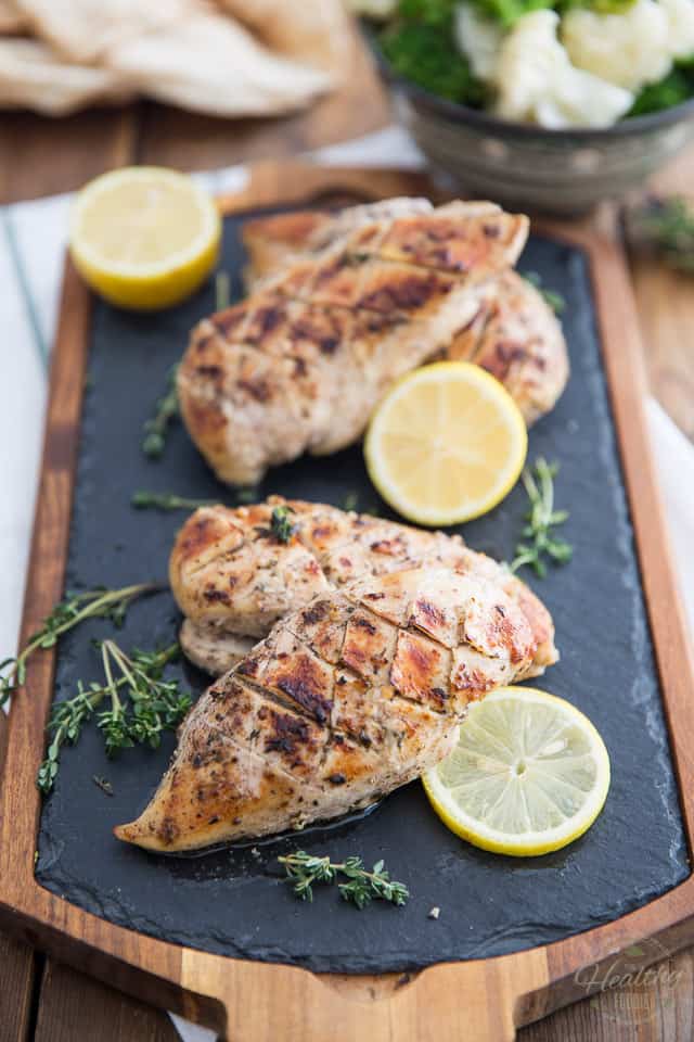 Shish Taouk Style Chicken Breasts by Sonia! The Healthy Foodie | Recipe on thehealthyfoodie.com