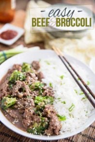 This Beef and Broccoli is so easy to make and so crazy delicious, you'll never want to settle for take-out ever again!