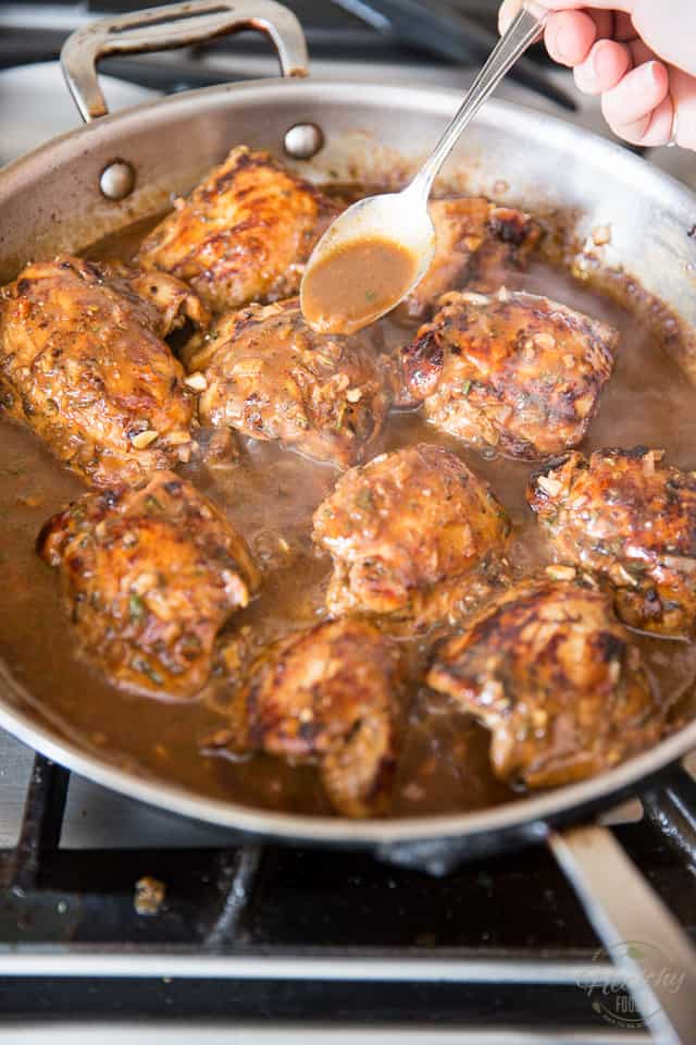 Maple Balsamic Glazed Chicken by Sonia! The Healthy Foodie | Recipe on thehealthyfoodie.com