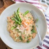 So creamy, dreamy and tasty, this Smoked Salmon Asparagus Risotto will make you feel like you've been invited in heaven to share a meal with the gods!