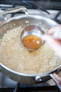 Smoked Salmon Asparagus Risotto • The Healthy Foodie