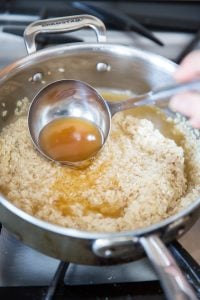 Smoked Salmon Asparagus Risotto • The Healthy Foodie