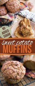 Made with nothing but wholesome ingredients, these naturally sweetened Sweet Potato Muffins would certainly make for a delicious and nutritious snack