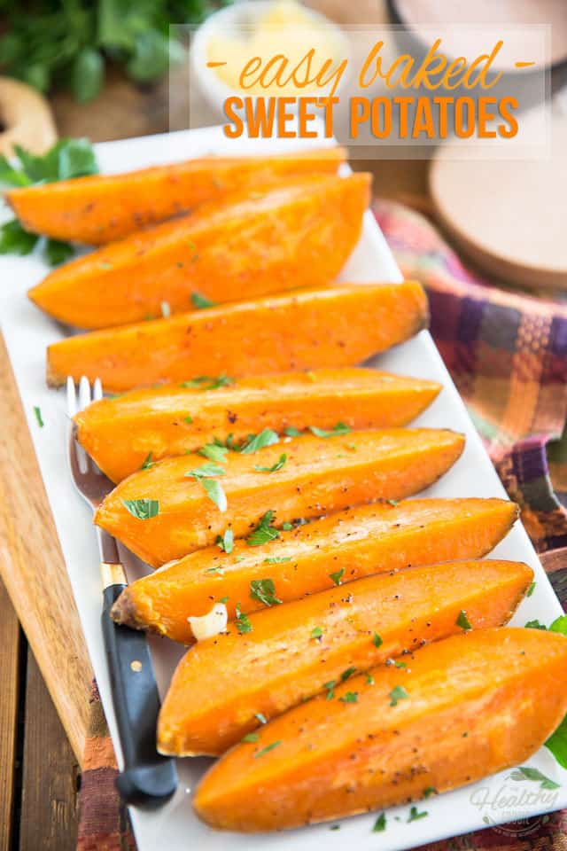 Baked Sweet Potatoes by Sonia! The Healthy Foodie | Recipe on thehealthyfoodie.com