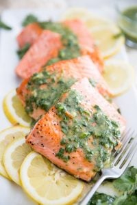 Easy Pan Seared Trout Fillet with Watercress Vinaigrette • The Healthy ...