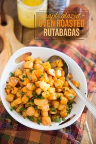 Think you're not a fan of rutabaga? Think again. Just one taste of these Maple Glazed Oven Roasted Rutabagas will have you totally begging for more!