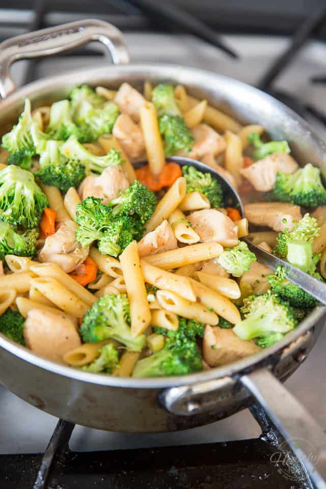 One-Pot Creamy Chicken Pasta by Sonia! The Healthy Foodie | Recipe on thehealthyfoodie.com