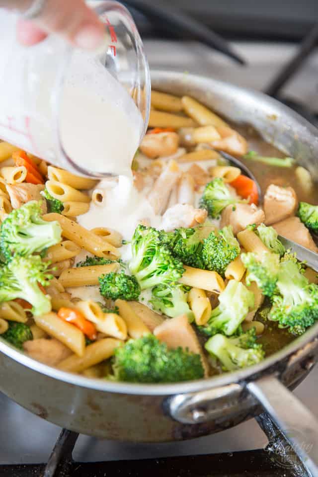 One-Pot Creamy Chicken Pasta by Sonia! The Healthy Foodie | Recipe on thehealthyfoodie.com