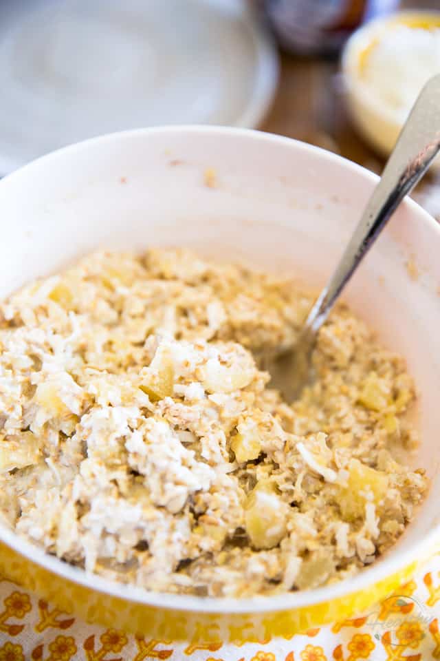 Pineapple Coconut Overnight Oats by Sonia! The Healthy Foodie | Recipe on thehealthyfoodie.com