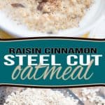 Steel cut oatmeal is nutty, chewy and creamy! Every bite is like total texture overload, warmth and comfort, all rolled into one. Delicious hot or cold!
