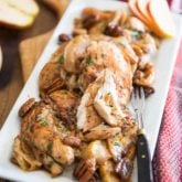 Sheet Pan Apple Pecan Chicken by Sonia! The Healthy Foodie | Recipe on thehealthyfoodie.com