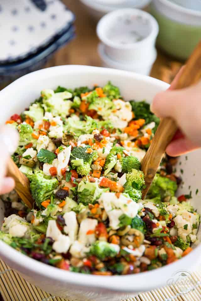Chopped Veggie Overload Salad by Sonia! The Healthy Foodie | Recipe on thehealthyfoodie.com