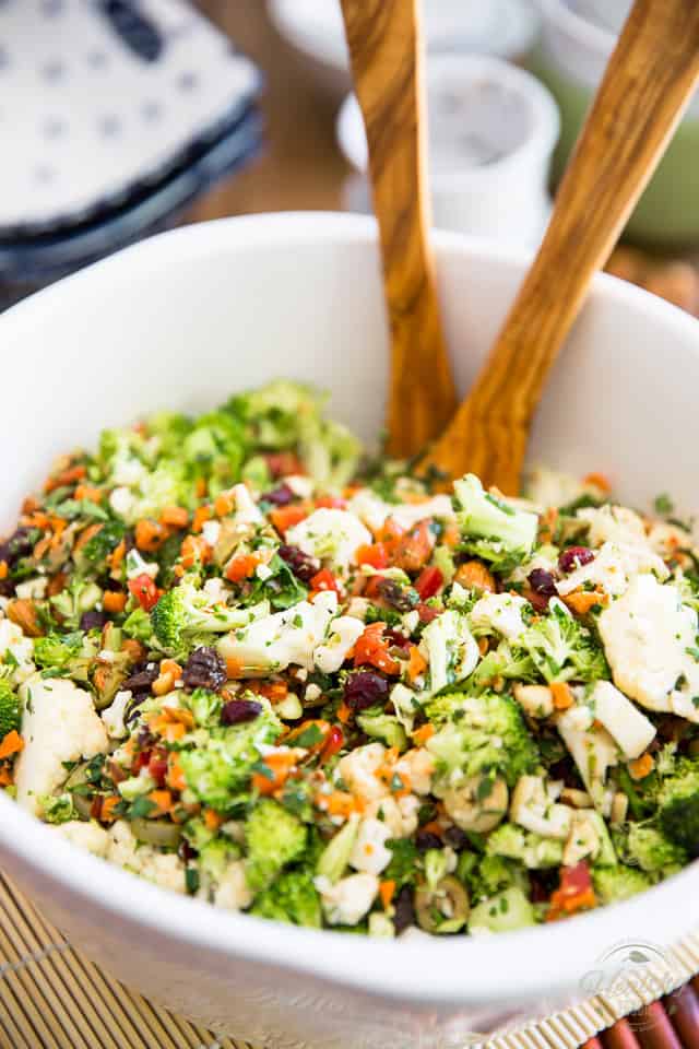 Chopped Veggie Overload Salad by Sonia! The Healthy Foodie | Recipe on thehealthyfoodie.com