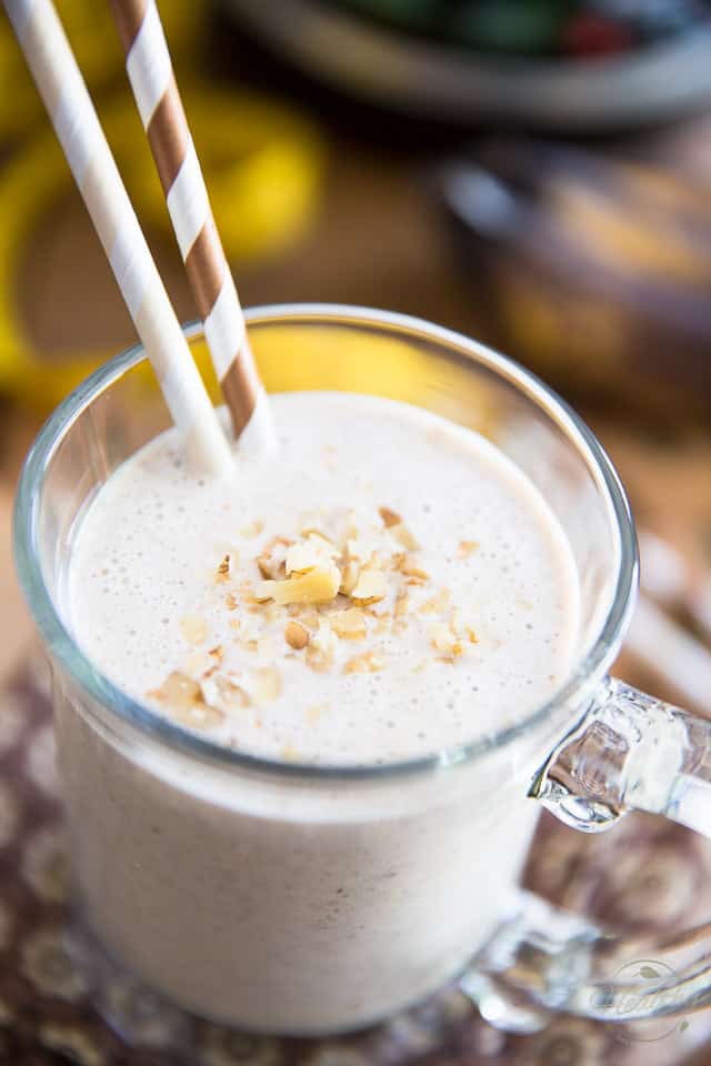 Post Workout Banana Bread Protein Shake by Sonia! The Healthy Foodie | Recipe on thehealthyfoodie.com