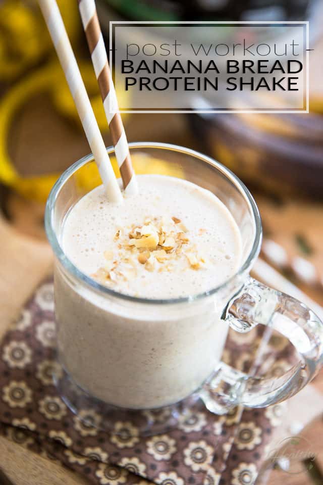 Post Workout Banana Bread Protein Shake by Sonia! The Healthy Foodie | Recipe on thehealthyfoodie.com