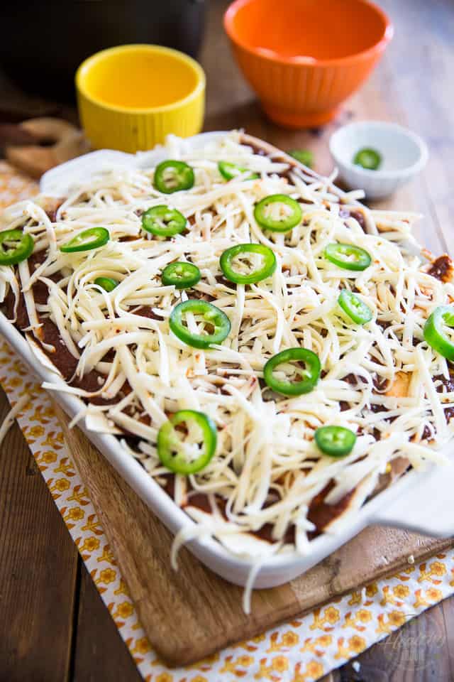 Chicken Enchilada Casserole by Sonia! The Healthy Foodie | Recipe on thehealthyfoodie.com