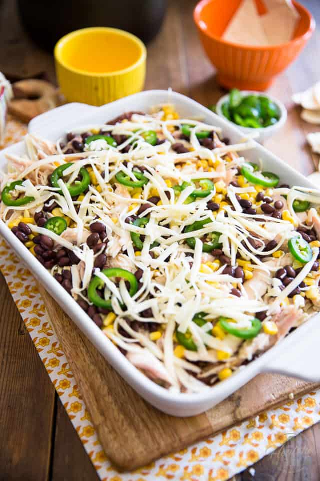 Chicken Enchilada Casserole by Sonia! The Healthy Foodie | Recipe on thehealthyfoodie.com