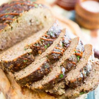 Stupid Easy No-Pan Meatloaf • The Healthy Foodie