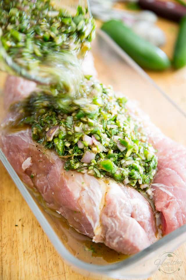 Grilled Herbed Pork Tenderloin by Sonia! The Healthy Foodie | Recipe on thehealthyfoodie.com
