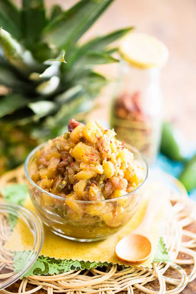 Sweet and Sour, Hot and Spicy Pineapple Chutney by Sonia! The Healthy Foodie | Recipe on thehealthyfoodie.com